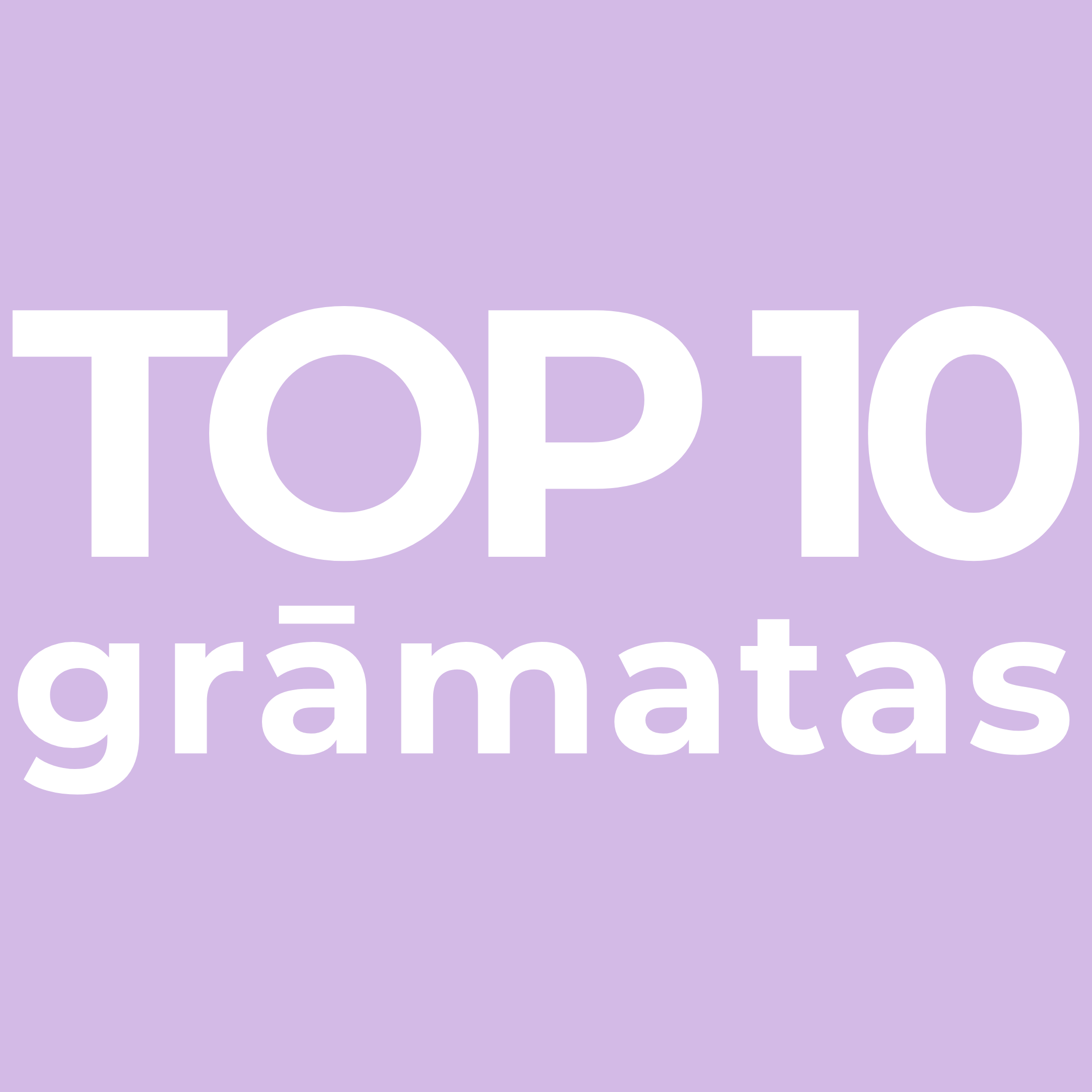 TOP 10 pieprasītākās grāmatas 10.06.