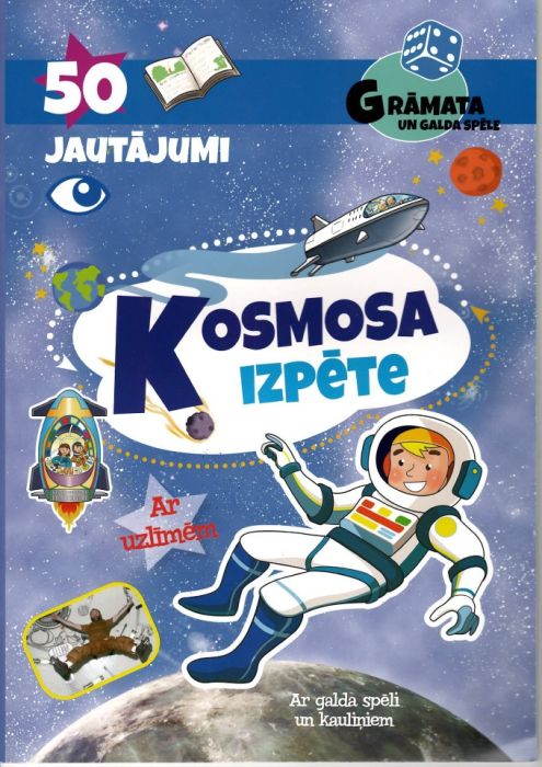 50 jautājumi. Kosmosa izpēte. Ar uzlīmēm