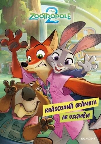 Zootropole. Krāsojamā grāmata ar uzlīmēm Zootropole. Krāsojamā grāmata ar uzlīmēm
