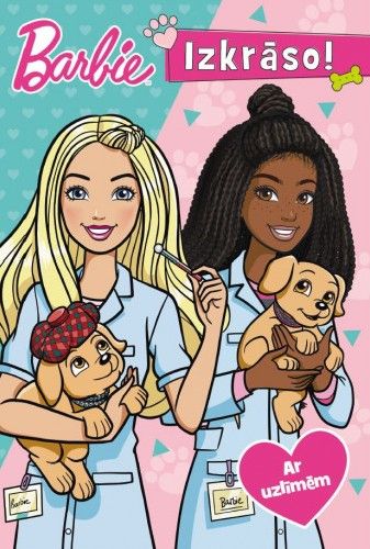 Barbie. Izkrāso! Ar uzlīmēm Barbie. Izkrāso! Ar uzlīmēm