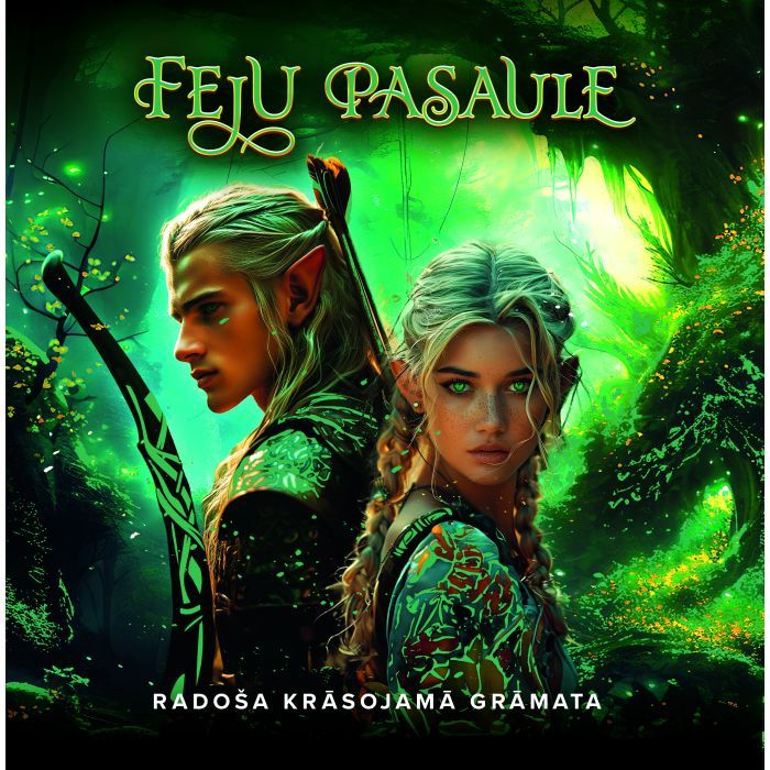 Feju pasaule. Radoša krāsojamā grāmata Feju pasaule. Radoša krāsojamā grāmata