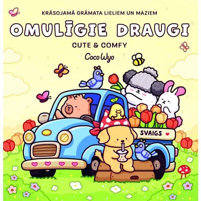 Omulīgie draugi. Krāsojamā grāmata lieliem un maziem Omulīgie draugi. Krāsojamā grāmata lieliem un maziem