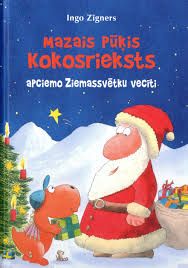 Mazais pūķis Kokosrieksts apciemo Ziemassvētku vecīti