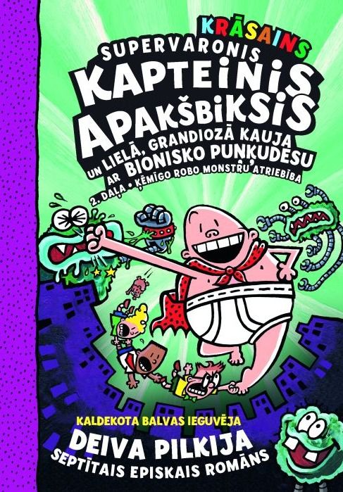 Supervaronis kapteinis Apakšbiksis, 7. 2. daļa. Krāsainas ilustrācijas