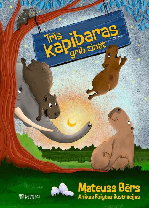 Trīs kapibaras grib zināt