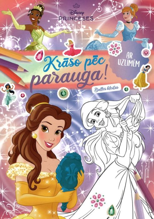 Princeses. Krāso pēc parauga! Ar uzlīmēm