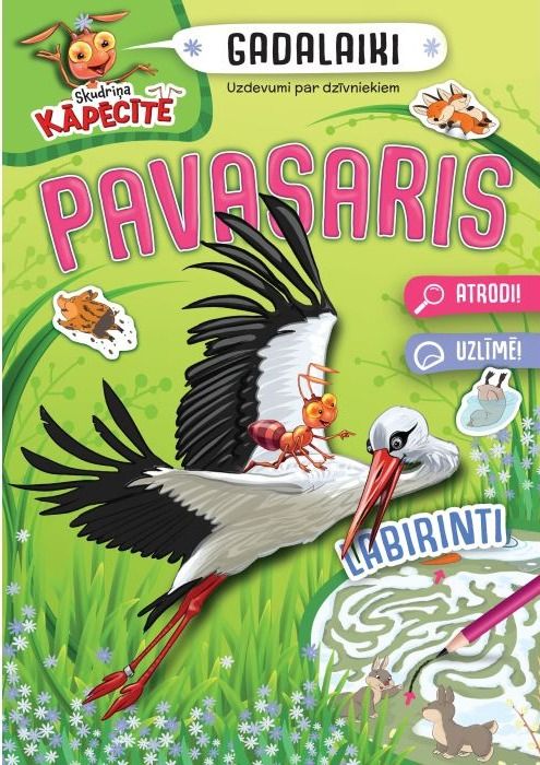 Skudriņa Kāpēcīte. Gadalaiki. Pavasaris