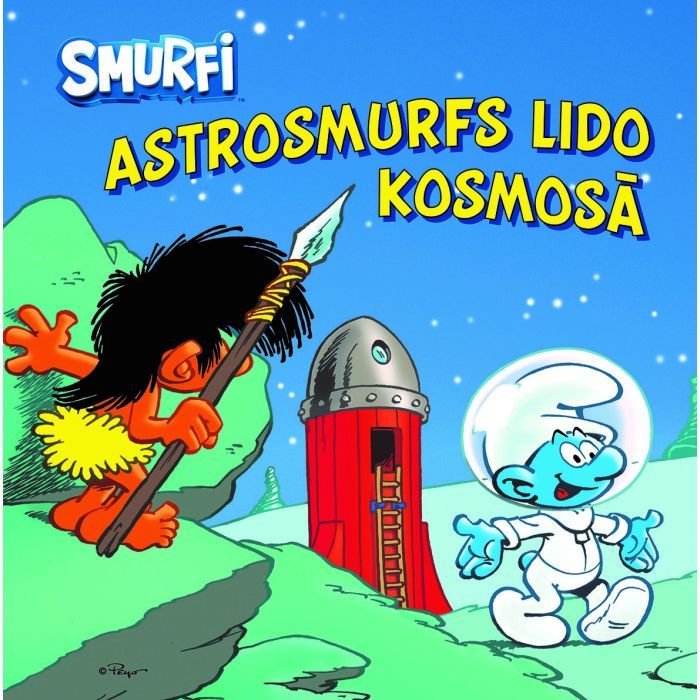 Astrosmurfs lido kosmosā. Smurfi