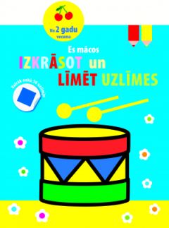 Es mācos izkrāsot un līmēt uzlīmes (Bungas)