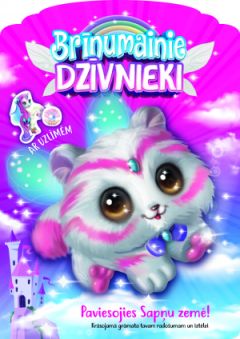Brīnumainie dzīvnieki. Krāsojamā grāmata ar uzlīmēm