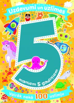 Uzdevumi un uzlīmes maniem 5 gadiņiem