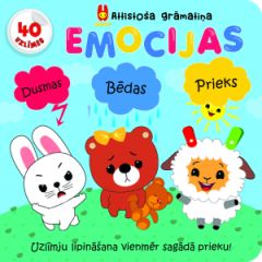 Emocijas. Attīstoša grāmatiņa (40 uzlīmes)