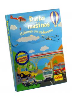 Darba mašīnas. Uzlīmes un uzdevumi (kastītē 3 grāmatiņas)