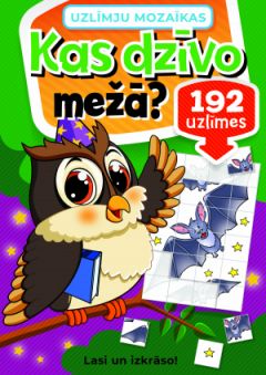 Kas dzīvo mežā? Uzlīmju mozaīkas