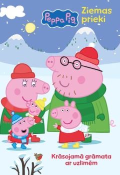Peppa Pig. Ziemas prieki. Krāsojamā grāmata