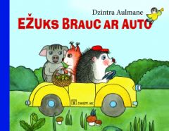 Ežuks brauc ar auto
