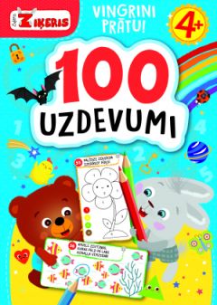 Zaķēns Ziķeris. 100 uzdevumi. Vingrini prātu! 4+