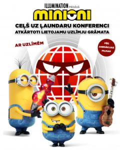 Minioni. Ceļš uz ļaundaru konferenci (ar uzlīmēm)