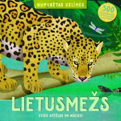 Numurētas uzlīmes. Lietusmežs 