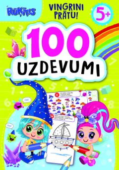 Rūķītis. Vingrini prātu! 100 uzdevumi 5+