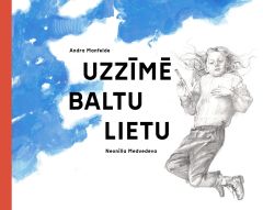 Uzzīmē baltu lietu