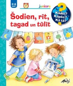 ŠODIEN, RĪT, TAGAD UN TŪLĪT