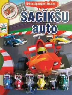 Sacīkšu auto + 6 uzvelkami auto modeļi