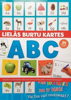 Lielās burtu kartes. 34 lielformāta kartes