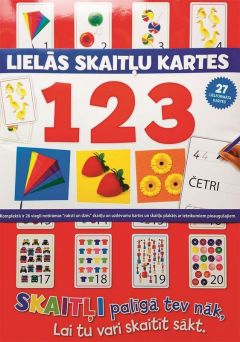 Lielās skaitļu kartes. 27 lielformāta kartes