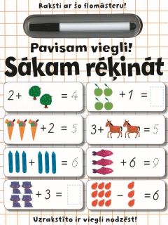 Pavisam viegli! Sākam rēķināt. + flomāsters