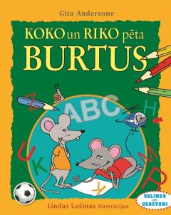 Koko un Riko pēta burtus (uzlīmes un uzdevumi)