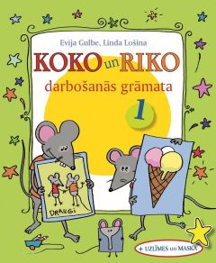 Koko un Riko darbošanās grāmata, 1 + uzlīmes un maska