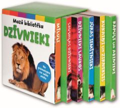 Mazā bibliotēka (kastītē 6 mazas grāmatiņas). Dzīvnieki 