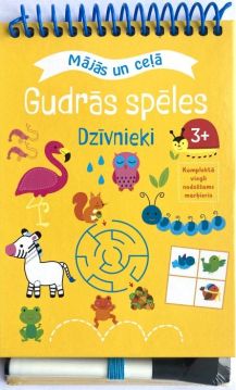 Gudrās spēles 3+. Mājās un ceļā. Dzīvnieki