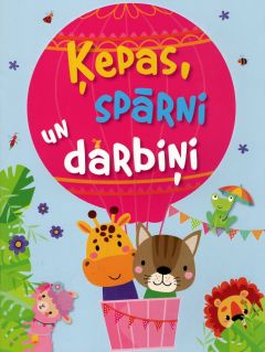 Ķepas, spārni un darbiņi. Zila/rozā