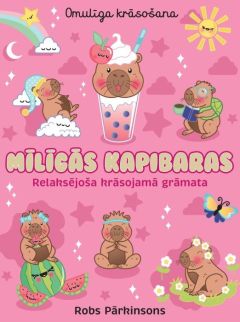 Omulīga krāsošana. Mīlīgās kapibaras