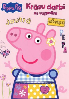 Peppa Pig: Jautrā cūciņa. Krāsu darbi ar uzlīmēm