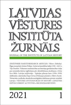 Latvijas Vēstures institūta žurnāls 2021/1