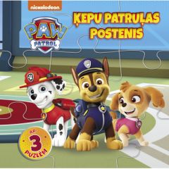 Paw Patrol. Ķepu patruļas postenis. Ar 3 puzlēm