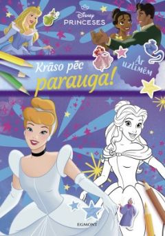 Princeses. Krāso pēc parauga. Ar uzlīmēm. Disney