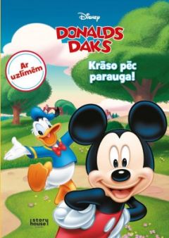 Donalds Daks Krāso pēc parauga. Ar uzlīmēm. Disney