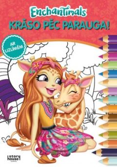 Enchantimals. Krāso pēc parauga. Ar uzlīmēm