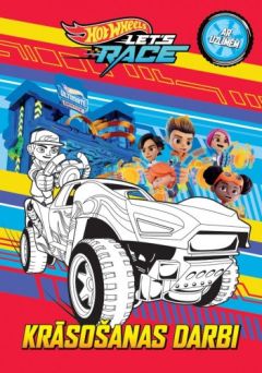 Hot Wheels. Lets's Race. Krāsošanas darbi. Ar uzlīmēm