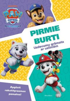 Paw Patrol. Pirmie burti. Uzdevumu grāmata ar uzlīmēm