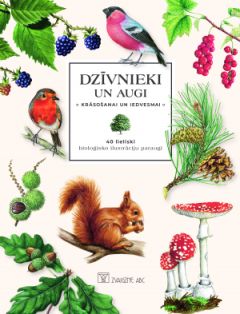 Dzīvnieki un augi Krāsošanai un iedvesmai. 40 lieliski bioloģisko ilustrāciju paraugi