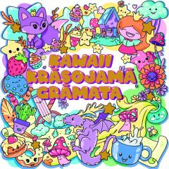 Kawaii krāsojamā grāmata