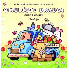 Omulīgie draugi. Krāsojamā grāmata lieliem un maziem
