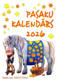 Pasaku kalendārs 2026. Agijas Stakas ilustrācijas un uzdevumi