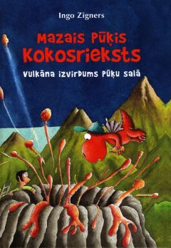 Mazais pūķis Kokosrieksts. Vulkāna izvirdums Pūķu salā