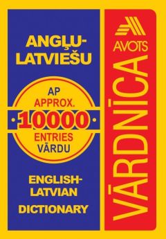 Angļu - latviešu vārdnīca 10 t.v. (plastikāta vāki)